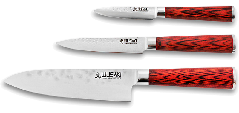 Wusaki Dárková sada kuchyňských nožů 3ks