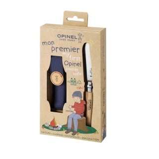 My first Opinel Sada vreckový plus púzdro na opasok 8 cm
